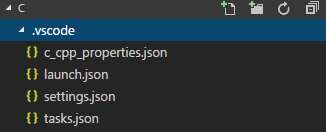 VSCode下的四个json效果图